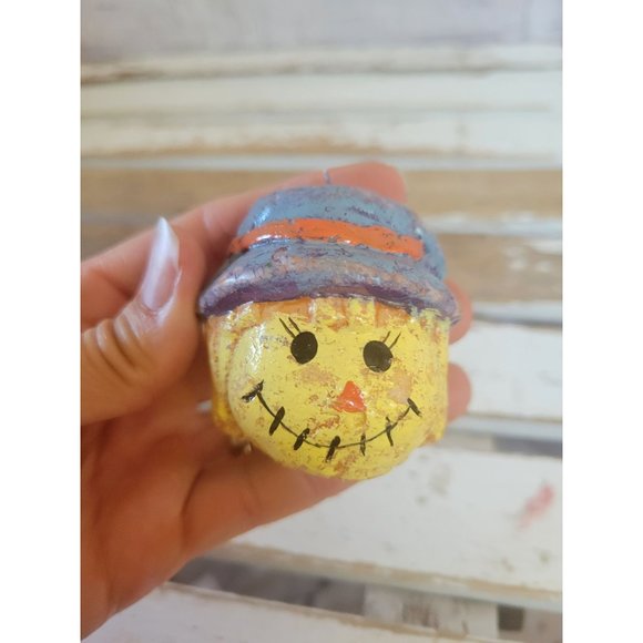 Scarecrow candle vintage Easter unlimited Halloween fall prop decor - Picture 5 of 7